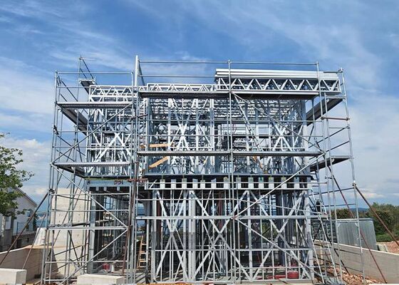 Luxe mediterrane voorgefabriceerde lichtstaal frame eengezinswoning Kroatië