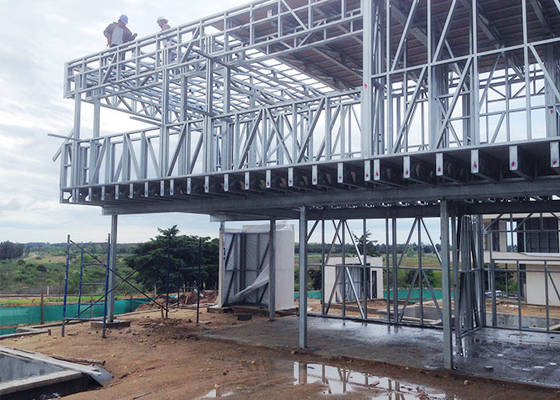 Light Steel Structure House Villa / Prefab Villa Pre Builtmodular Home For Office