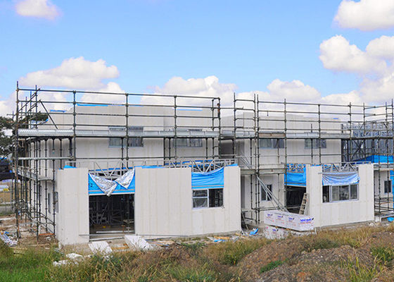 Lichte staalframe structuur prefab villa snel assemblage isolatiemateriaal voor aanpasbaar huis