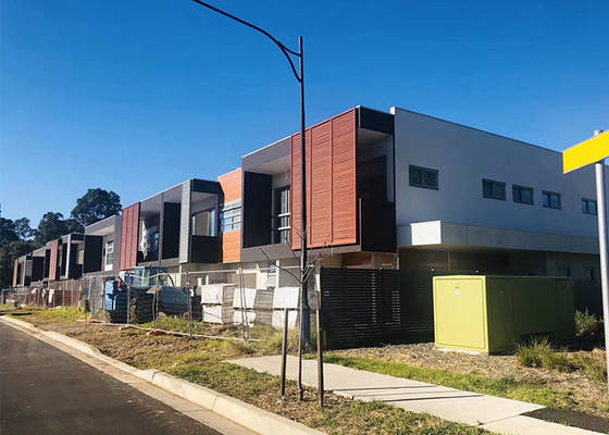 Australische standaard geprefabriceerd huis licht staal frame huis kits modulair huis