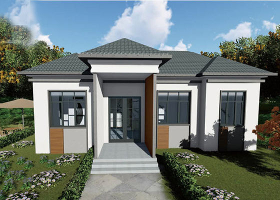 Pre Vervaardigd van de Wpcbekleding Uitrustingen van het het Bewijs de Moderne Prefabhuis van de Huizencycloon