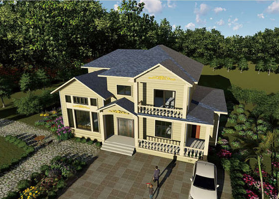 ICC-ES-certificering Prefabricated House Villas Lichte stalen raamhuis met de beste prijs