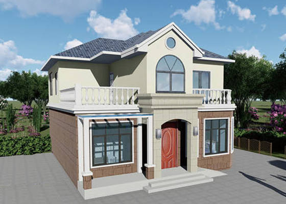Gegalvaniseerd dubbeldek licht staal geprefabriceerd huis villa's Spaar Australië standaard