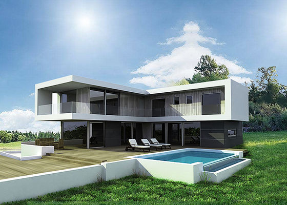AS/NZS Light Gauge Steel Luxury Prefabricated Modular Houses te koop in Uruguay