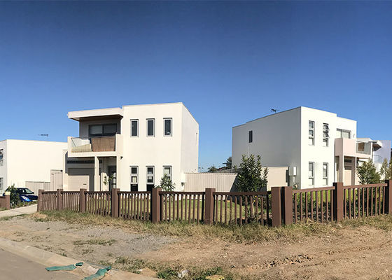 Custom Design & Easy Assembly Lichte stalen frame Prefab huizen, villa's en stadswoningen