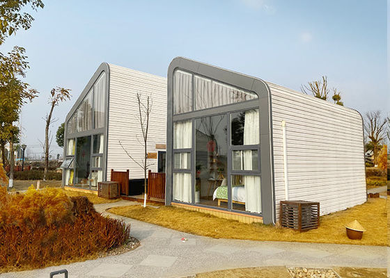 Op maat gemaakt ontwerp, ISO9001 gecertificeerde prefab houten bungalow, luxe cabinewoning