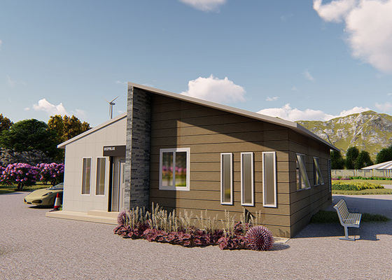 Strong Mobile Steel Structure Homes/Light Gauge Steel Wall 2-verdiepingen luxe villa