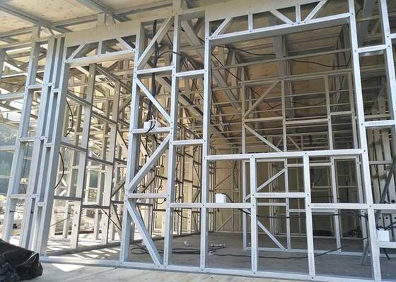 ICC EN-1090 prefabricated light steel Villa / Light Steel Frame Pre Manufactured Homes