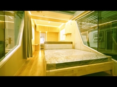 Light Steel Prefabricated Luxury Tiny House On Wheels And Micro Prefab cabins