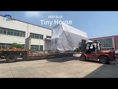 Modulaire geprefabriceerde lichte staalconstructie huizen op wielen te koop