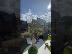 Prefab huis kit met licht staal frame modulair huis voor vakantie en kamperen