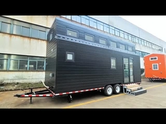 Goedkope kleine huizen op wielen voorgefabriceerde hutten AU/NZ
